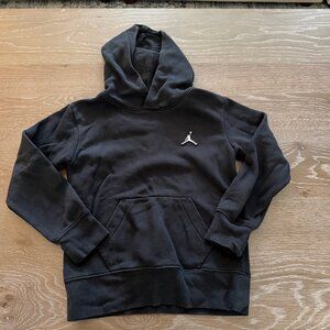 Boys Jordan Black long sleeve sweatshirt hoodie size Small 8-10 years